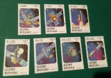 Guineea‑Bissau &ndash; Set complet 7 mărci &bdquo;Cosmon&aacute;utica&rdquo;, 1983, neuzate &ndash;40