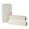 Husa Flip Cover cu Stand Magnet Alb pentru Apple iPhone 4/4S