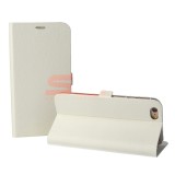 Husa Flip Cover cu Magnet Stand Alb Apple iPhone 5C