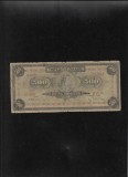 Grecia 500 drahme drachmai 1932 seria267655