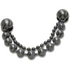 Jibbitz Crocs Double Black Gem Chain, Crocs Jibbitz