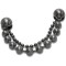 Jibbitz Crocs Double Black Gem Chain