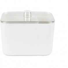 Cutie cu capac pt depozitare cosmetice Livarno home, 12.5 x 7.8 x 10 cm, plastic