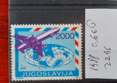 TS21 - Timbre serie Jugoslavia - Iugoslavia - 1988 Aviatie Mi2296 foto