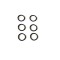 O-ring cap piston SHS set 6 buc