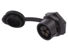 Conector Circular 5 PIN Aurit Soclu 20-02 Mamă