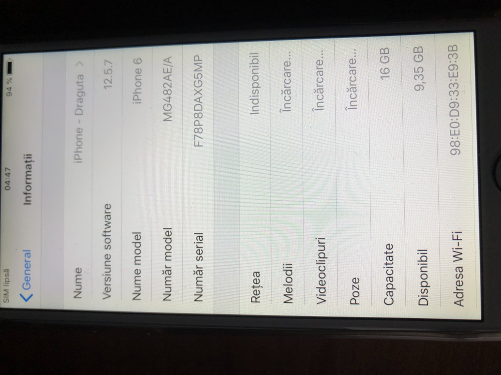 PLACA DE BAZA IPHONE 6 16GB NEVERLOCKED FARA CONT ICLOUD SI FARA AMPRENTA,  Apple | Okazii.ro