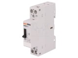 Contactor 2P 20A 220-230V AC/DC