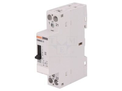 Contactor 2P 20A 220-230V AC/DC foto