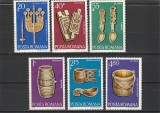ROMANIA 1978 LP 959 SCULPTURA IN LEMN SERIE MNH NESTAMPILATA