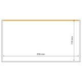 Folii de protecție pentru bancnote BASIC PLUS 205, pachet de 25, 205x110mm