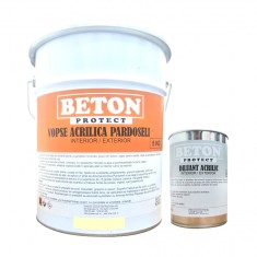 Vopsea Beton Exterior, Crem, Beton Protect, 5 Kg