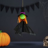 Decoratiune de Halloween - suspendabila - vrajitoare - 48 x 44 cm