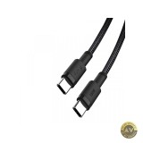 Cablu Date si Incarcare USB-C - USB-C XO Design NB-Q199 100W 1.5m Negru