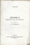 C9333N Cronica bisericii Sf Ecaterine din București 1577 - 1 octomvri 1924 de Constantin Bobulescu, 1927