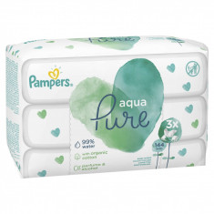 Pampers Aqua Pure ?erve?ele umede 3x48buc foto