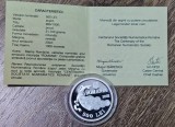 BNR - 500 LEI 2003 . PROOF . #ARGINT . CENTENARUL SOCIETATII NUMISMATICE ROMANE.