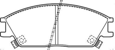 Placute frana Hyundai Accent 1 (X-3), Accent 2 (Lc), Accent Limuzina (X-3), Getz (Tb), Lantra 1 (J-1), Lantra 2 (J-2), Pony (X-2), S Coupe (Slc) SRLi