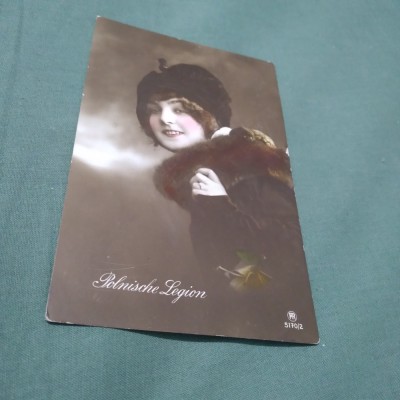 CARTE POSTALA FELICITARE 1917 INTERBELICA CIRCULATA foto