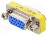 Adaptor din ambele par&amp;#355;i, D-Sub 15pin HD mama, CONNFLY - DS1082-03-15F8LNCC
