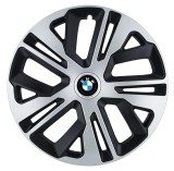 Set 4 Capace Roti 15 inchi (R15) Raven Gri-Negru, Compatibile Cu BMW