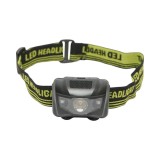 Lanterna frontala de cap Breckner Germany, 3 LED-uri 5W, lumina alba + rosie, 3x baterii AAA 1.5V, raza 120 m, IPX6, 50.000 ore