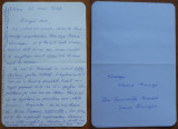 5 scrisoari catre Mia Groza ; prof. Dr. Candea din Sibiu , Octavian Groza