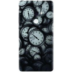 Husa silicon pentru Xiaomi Mi Mix 2, Clocks Bw