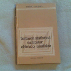 Tratarea statistica adatelor chimico analitice-Prof.Dr.Dumitru Ceausescu