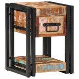 VidaXL Dulap de noapte 2 pcs 30 x 30 x 40 cm Lemn masiv reciclat