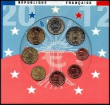 FRANTA 2012 - Set monetarie 1 cent-2 euro - FOLDER/ BU / sigilat, Europa