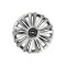 Set 4 capace roti Cu Inel Cromat Royal R16 Compatibil Cu Opel