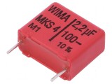 Condensator poliester 2,2uF 63VAC 100VDC 15mm THT