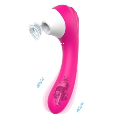Vibrator Sucking Screaming Red foto