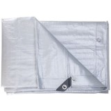 Prelata Impermeabila Argintie 3x4m, 150g/mp, Protectie UV, Inele Metalice, Multifunctionala