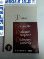 PLATON - Scrisorile.Dialoguri suspecte.Dialoguri apocrife foto