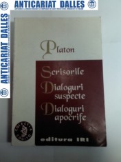 PLATON - Scrisorile.Dialoguri suspecte.Dialoguri apocrife