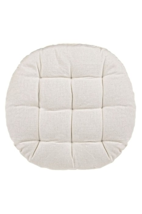Pernă rotundă bej pentru scaun 38x5cm