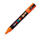 Marker UNI PC-5M Posca, 1.8-2.5 mm,varf mediu,portocaliu