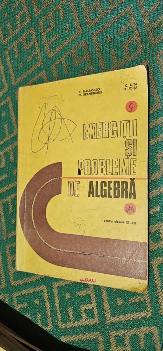 EXERCITII SI PROBLEME DE ALGEBRA CLASA A IX -XII NASTASESCU NITA JOITA