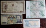 LOT 5 BANCNOTE &amp; CUPOANE: ROMANIA/POLONIA/UCRAINA/TRANSNISTRIA (1941/86/91/93)