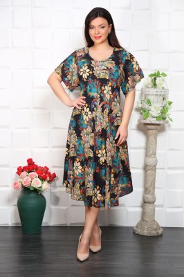 Rochie din Vascoza cod RV 0025 - 56Marimea foto
