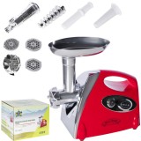 Cumpara ieftin Masina Electrica de Tocat Carne, 1200W, 70 kg/h, cu Accesorii Carnati si Rosii, Micul Fermier GF-0417