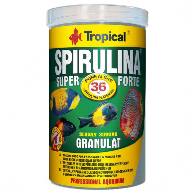 TROPICAL Spirulina Super Forte Granulat 1000ml/600g foto