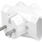 Conector Alimentare AC Spliter 2P 250V 6A Plat