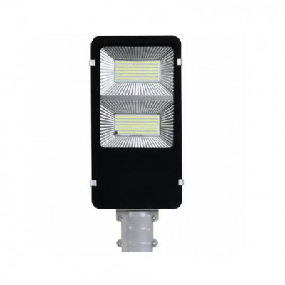 Lampa LED cu suport de prindere, panou solar, telecomanda, 120W foto