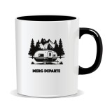 Cana personalizata cu mesaje pentru camperi, Merg departe