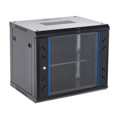 Rack perete 9U 19' 600x450, negru, seria economica - ASYTECH Networking ASY-9U-6045WL