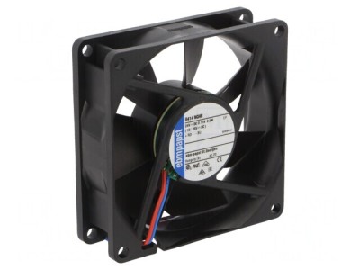 Ventilator axial DC 24V 80x80x25mm foto