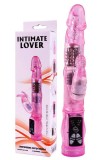 Intimate Lover - Vibrator Rabbit cu Bile Rotative, 21x3 cm, Orion